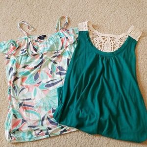 Green Racerback Top